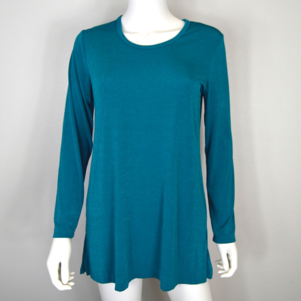 Carolyn Strauss Collection Blue Tunic